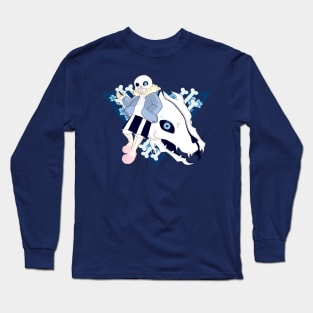 UNDERTALE - Sans + Gaster Blaster Long Sleeve T-Shirt